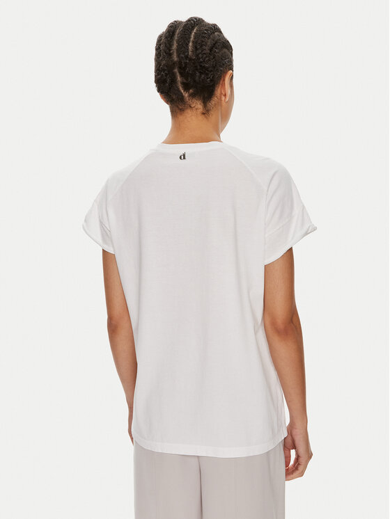 Dixie Dixie Tričko T924J014 Biela Regular Fit