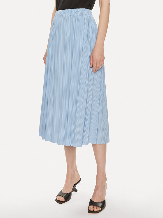 Samsøe Samsøe Samsøe Samsøe Спідниця в складку Uma F18303206 Блакитний Regular Fit