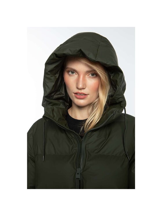 Rains Rains Giubbotto invernale Alta Puffer Jacket W3T3 15120-003 Verde Classic Fit