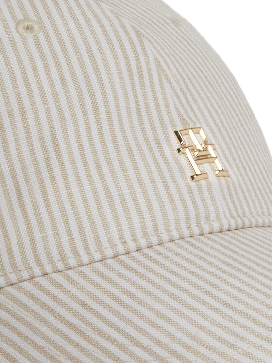 Tommy Hilfiger Tommy Hilfiger Cepure ar nagu Premiu Beach AW0AW17141 Bēšs