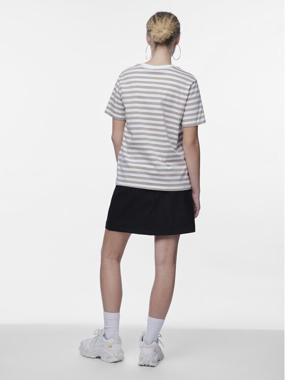 Pieces Pieces T-särk Ria 17146339 Beež Regular Fit