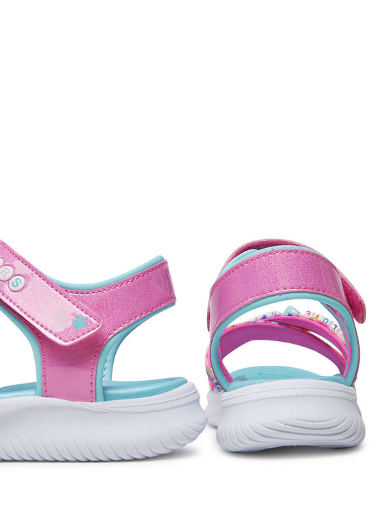 Skechers Skechers Sandały Jumpsters Sandal-Tie Dye Bffs 303045L/PKMT Różowy