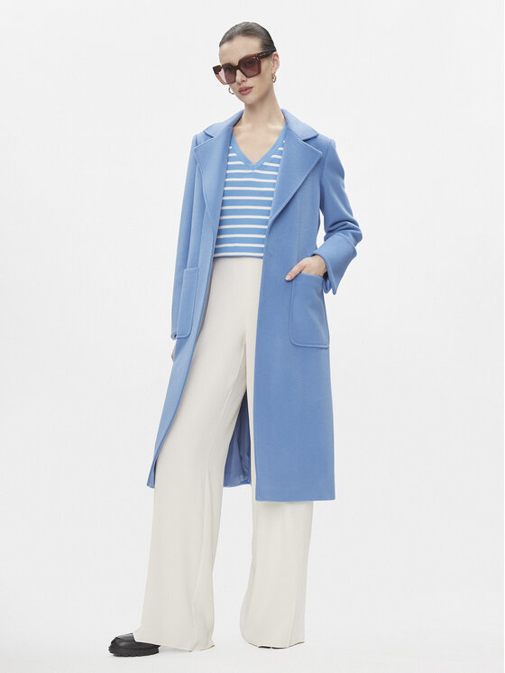 MAX&Co. MAX&Co. Vilnonis paltas Runaway1 Mėlyna Regular Fit