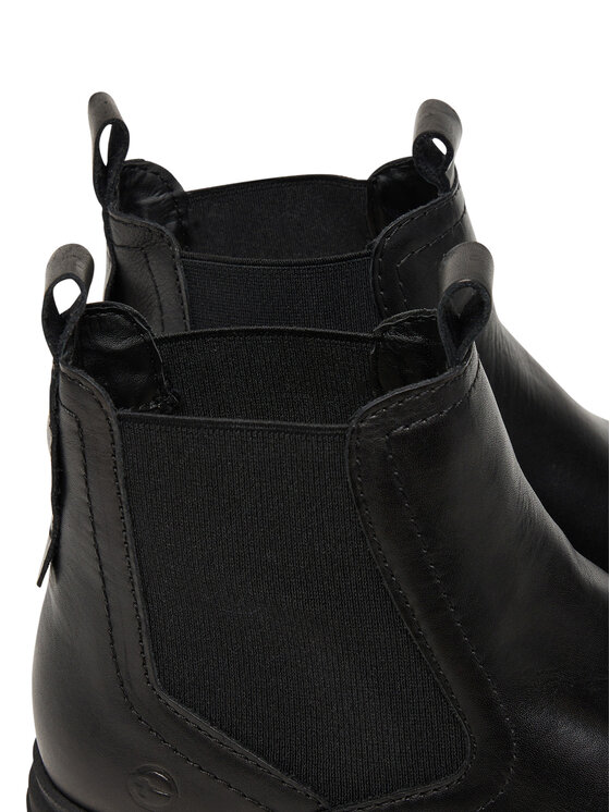 Tamaris Tamaris Kotníková obuv s elastickým prvkem 1-25407-45 Černá