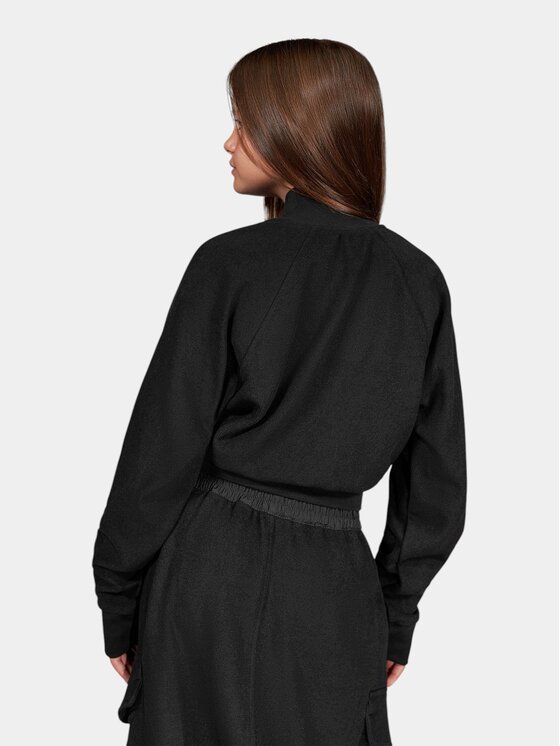 MADE BY SOCIETY MADE BY SOCIETY Kurtka przejściowa WIDE - H37680 Czarny Basic Fit
