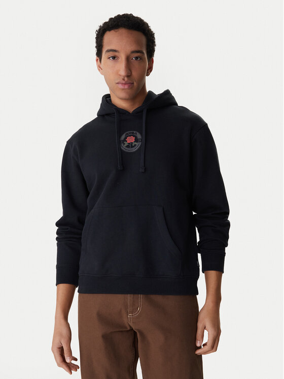 RVCA RVCA Džemperis Roses Poster EVYSF00135 Juoda Regular Fit