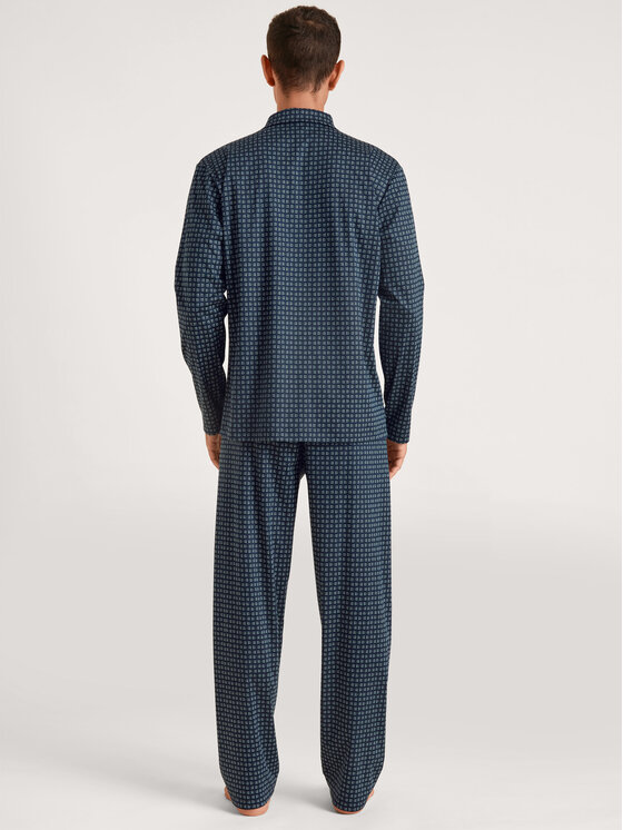 Calida Calida Pyžamo 48461 Tmavomodrá Regular Fit