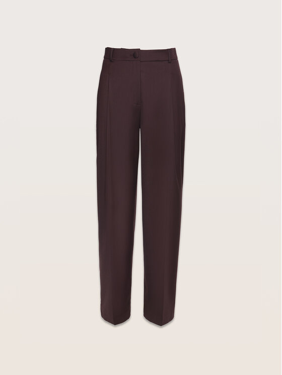 La Mania La Mania Spodnie garniturowe COLIN Fioletowy Classic Fit