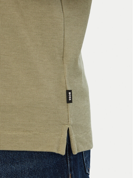 BOSS BOSS Majica H-Thompson 81 50565742 Khaki Regular Fit