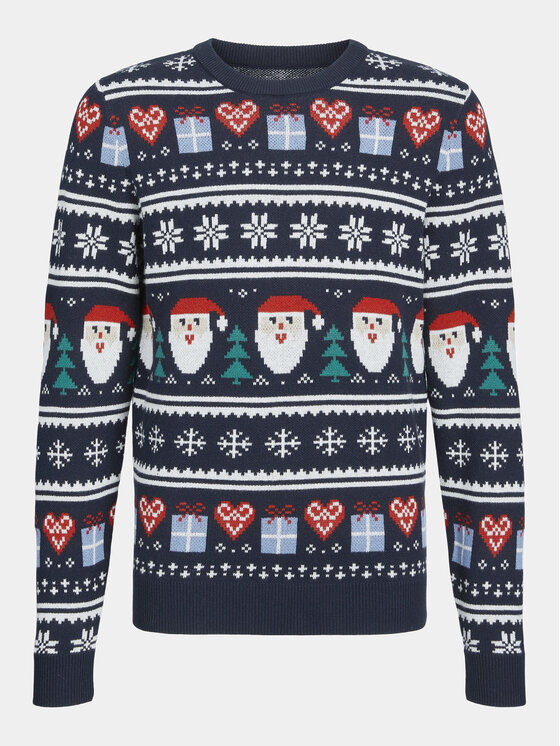 Jack&Jones Junior Jack&Jones Junior Sweater 12248144 Sötétkék Regular Fit