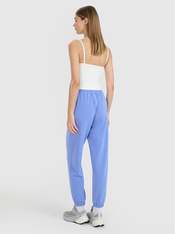 4F 4F Pantaloni da tuta 4FWSS25TTROF1010-33S Blu Regular Fit