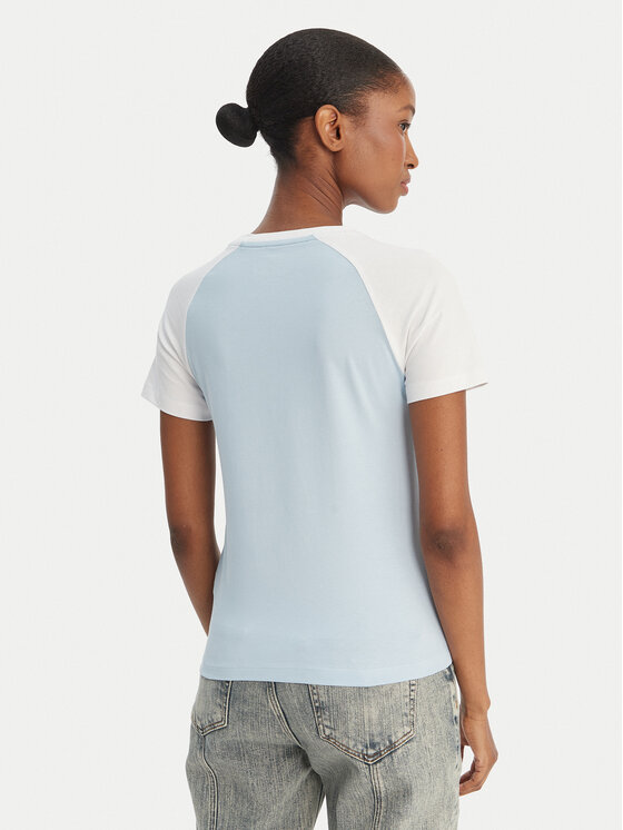 Guess Jeans Guess Jeans T-Shirt W6GIB0 J1314 Γαλάζιο Regular Fit