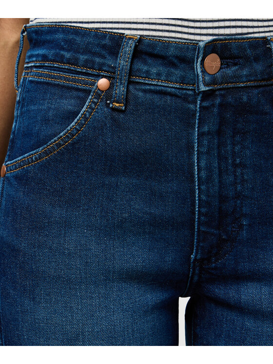 Wrangler Wrangler Jeansy 112372998 Granatowy Slim Fit