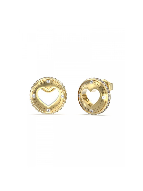 Guess Guess Naušnice JUBE03341JWYGT/U Zlatá