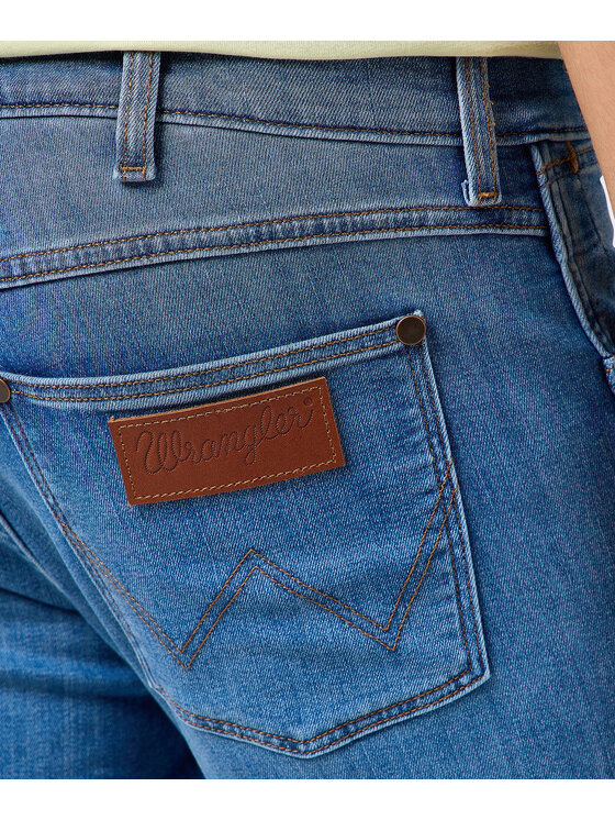 Wrangler Wrangler Jeansy 112364421 Niebieski Straight Fit
