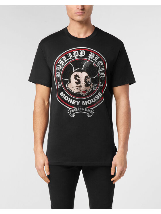 PHILIPP PLEIN PHILIPP PLEIN T-Shirt 23505 Czarny Regular Fit