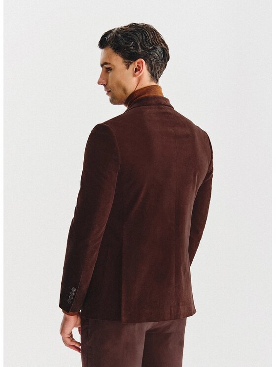 Pako Lorente Pako Lorente Marynarka P25WF-3X-022 Brązowy Slim Fit