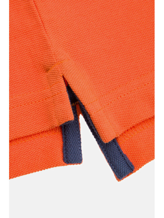 Lancerto Lancerto Polo Patrick Pomarańczowy Regular Fit