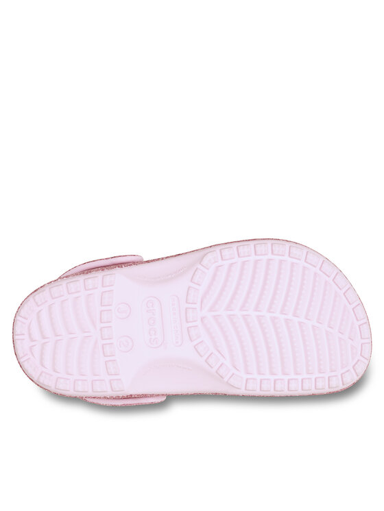 Crocs Crocs Nazouváky Classic Chunky Glitter Clog K 211939 Růžová