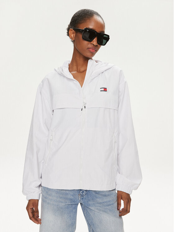 Tommy Jeans Tommy Jeans Széldzseki Chicago DW0DW17747 Fehér Regular Fit