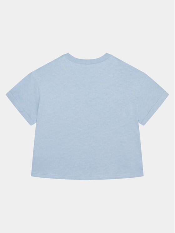 United Colors Of Benetton United Colors Of Benetton Majica 3I1XC10HS Modra Regular Fit