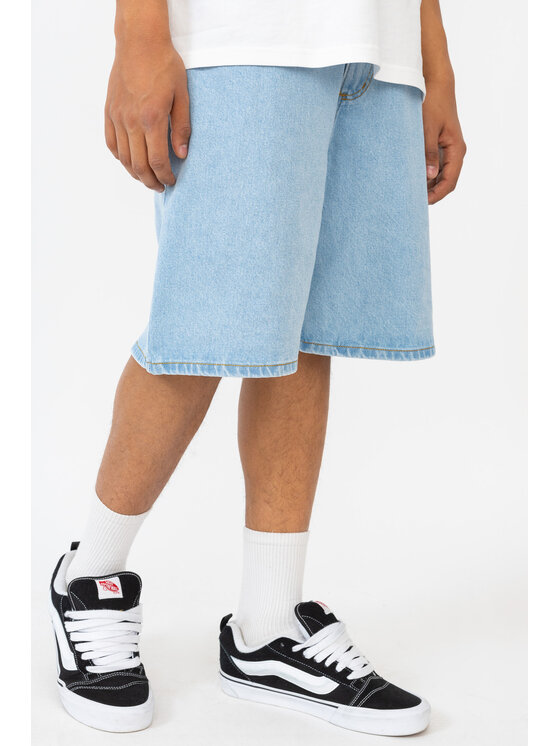 Mercur Mercur Szorty jeansowe Monument Niebieski Loose Fit