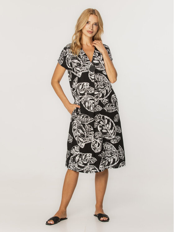 Willsoor Willsoor Sukienka codzienna 67811 Czarny Casual Fit