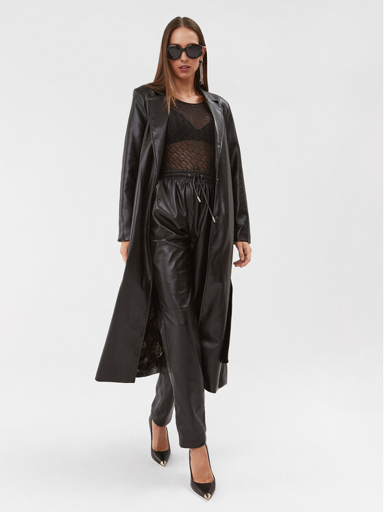 Guess Guess Tenchcoat W3BL64 WF8P0 Schwarz Regular Fit