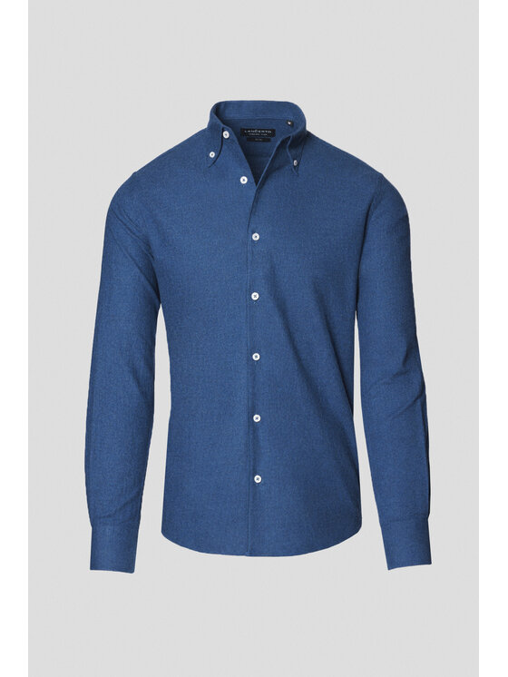 Lancerto Lancerto Koszula Guro KO073224000014 Granatowy Slim Fit