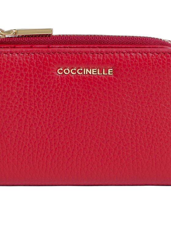 Coccinelle Coccinelle Portafoglio Metallic Small Rosso