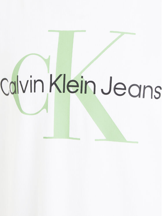 Calvin Klein Jeans Calvin Klein Jeans Tričko Monogram IU0IU00460 Biela Regular Fit