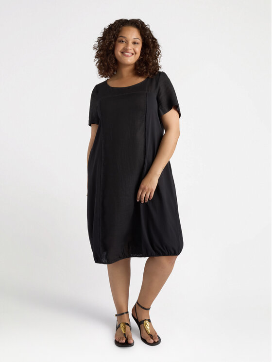 Fiorella Rubino Fiorella Rubino Sukienka 7574T001597N033 Czarny Regular Fit