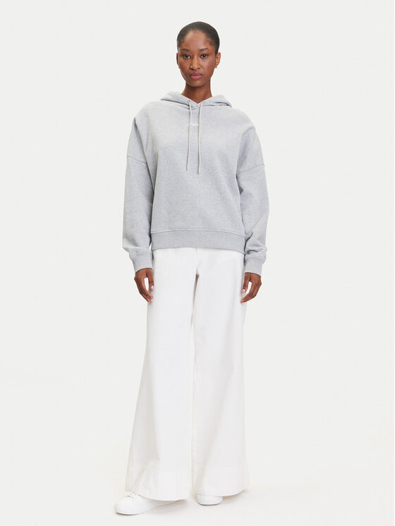 BOSS BOSS Pulóver C_Ehoody 50547572 Szürke Oversize