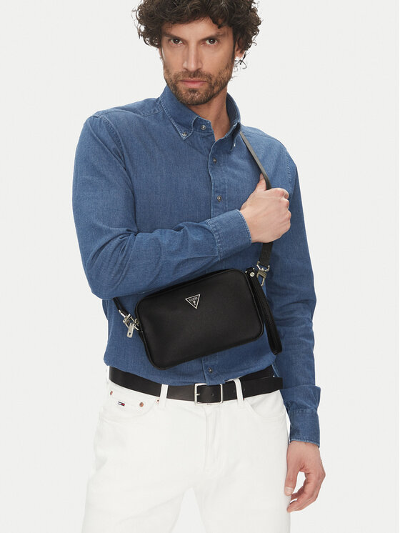 Guess Guess Мъжка чантичка PMMISA P5245 Черен