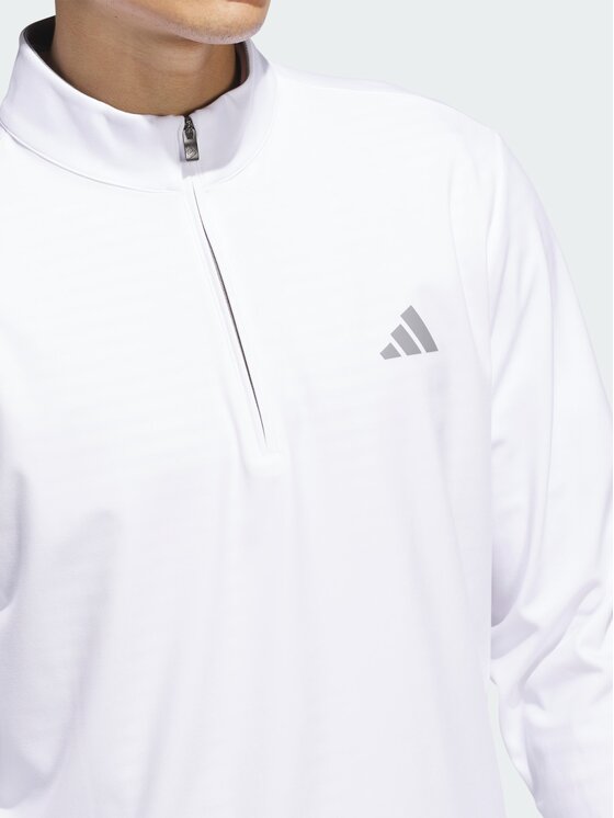 adidas adidas Bluza ULTIMATE365 CLASSIC QUARTER-ZIP Biały Regular Fit