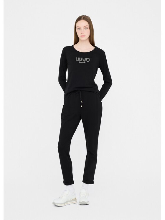 Liu Jo Liu Jo Pantaloni di tessuto TF5297FS09022222 Nero Regular Fit