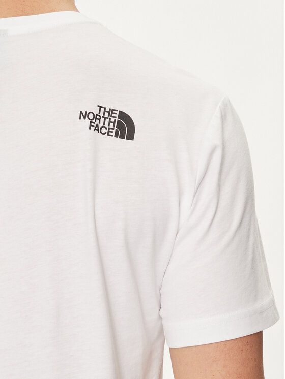 The North Face The North Face Tricou Never Stop NF0A87NS Alb Regular Fit