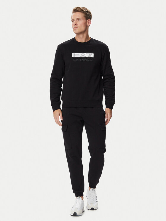 EA7 Emporio Armani EA7 Emporio Armani Bluza 7M002425 AF10377 MC001 Czarny Regular Fit