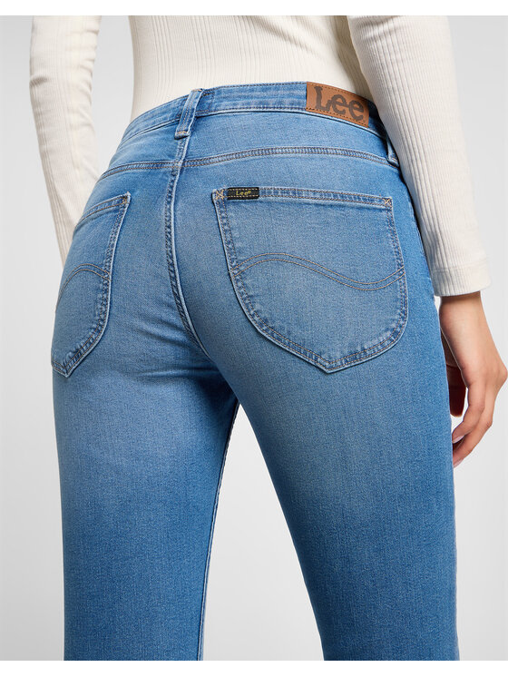 Lee Lee Jeansy ELLY Niebieski Slim Fit