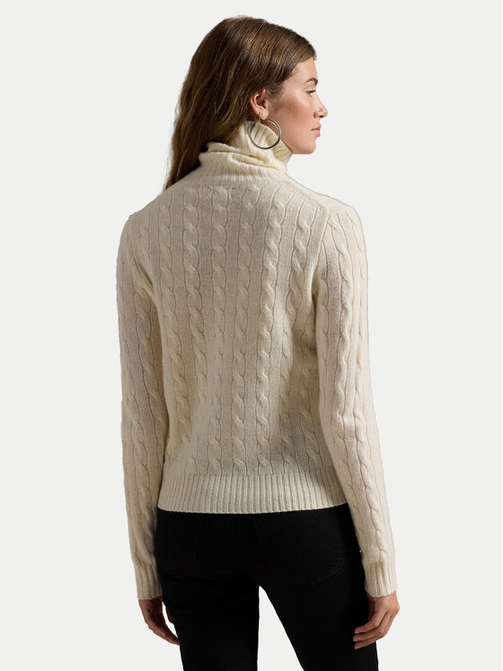 Polo Ralph Lauren Polo Ralph Lauren Dolcevita 211888686012 Bianco Regular Fit