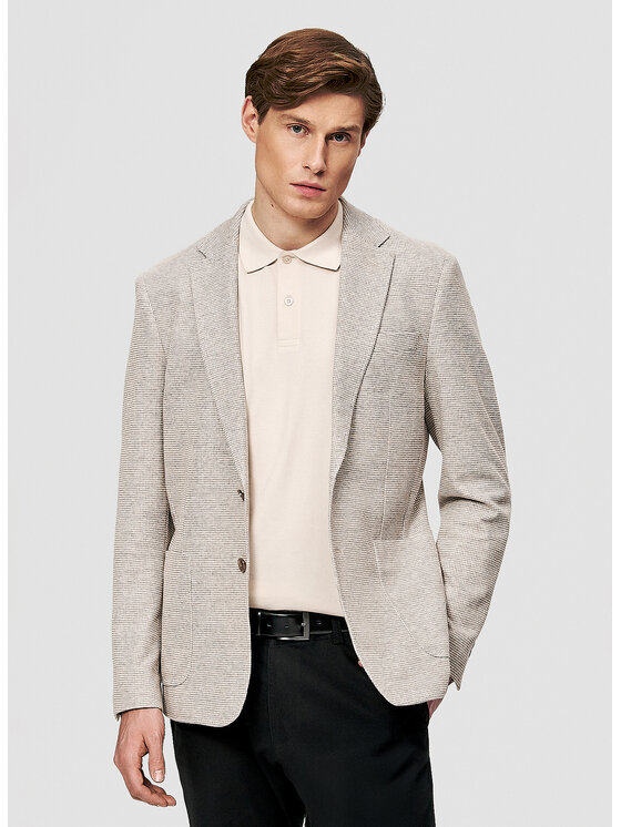 Pako Lorente Pako Lorente Marynarka P26SF-3X-004 Beżowy Slim Fit