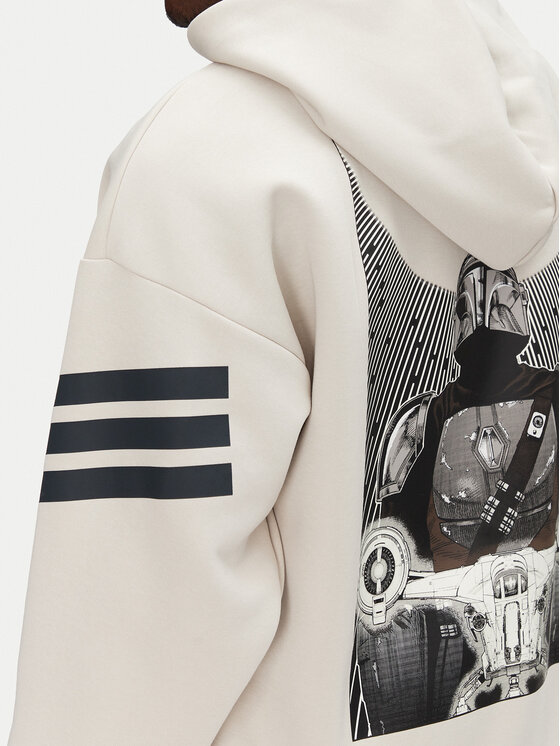adidas adidas Sweatshirt Star Wars The Mandalorian™ JI5719 Beige Regular Fit