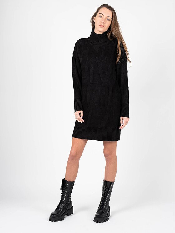 Silvian Heach Silvian Heach Φόρεμα καθημερινό PGA22087VE Μαύρο Oversize