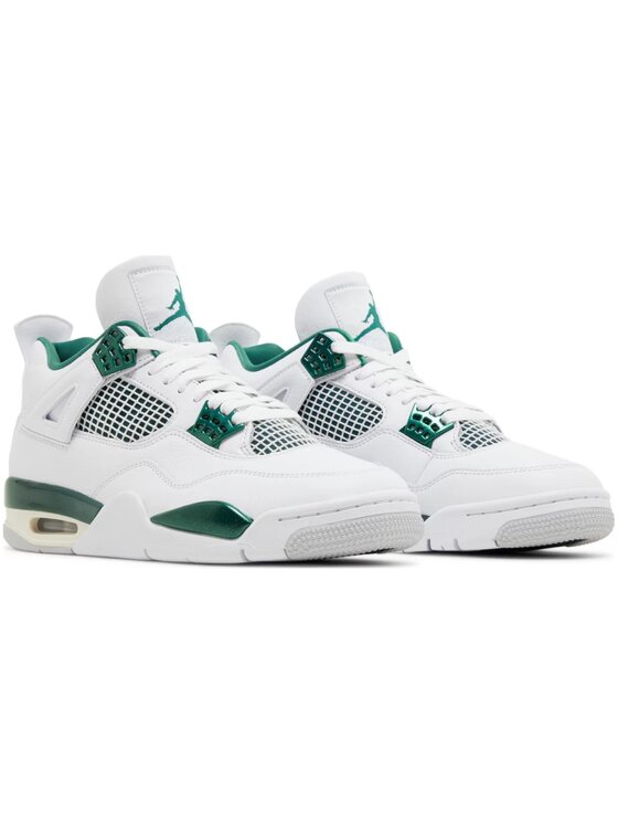 Nike Sneakersy Air Jordan 4 Retro Oxidized Green Biały