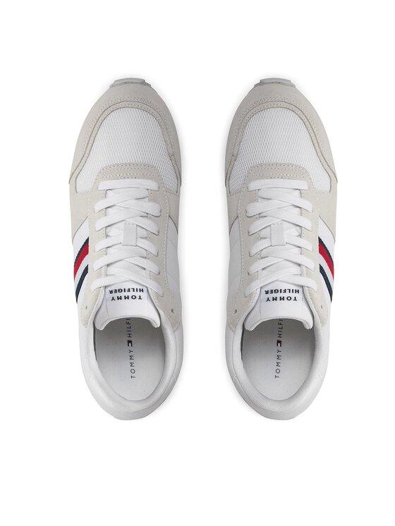 Tommy Hilfiger Tommy Hilfiger Снікерcи Runner Evo Mix Ess FM0FM04886 Білий