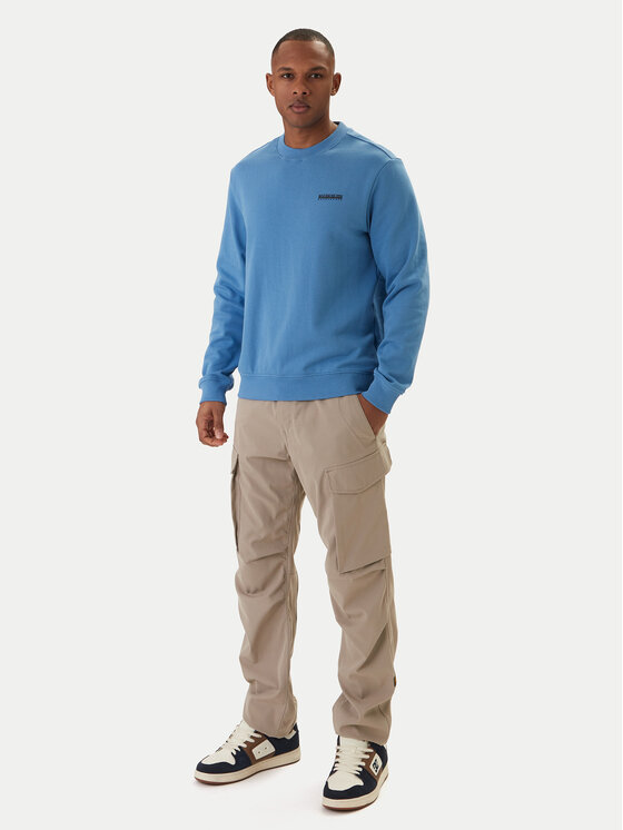 Napapijri Napapijri Džemperis B-Small Box CNP0A88TP Mėlyna Relaxed Fit