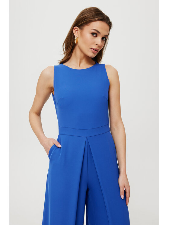 Makover Makover Overal K184 Modrá Modern Slim Fit