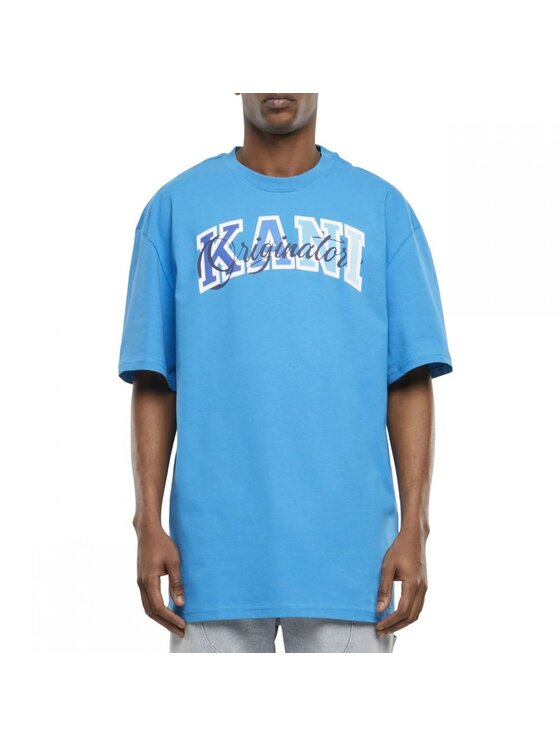 Karl Kani Karl Kani Tričko SERIF ORIGINATOR TEE Modrá Regular Fit
