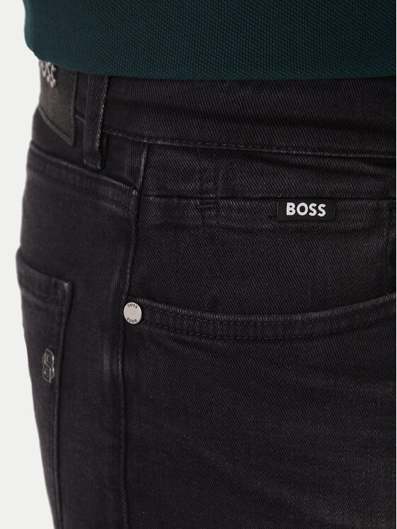 BOSS BOSS Jeansy H-Re.Maine 50556509 Czarny Regular Fit