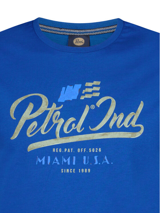 Petrol Industries Petrol Industries T-Shirt M-1050-TSR600 Modrá Regular Fit